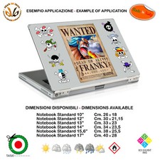 Wanted franky one piece sticker notebook tablet sticker cartoon print pvc 9pcs