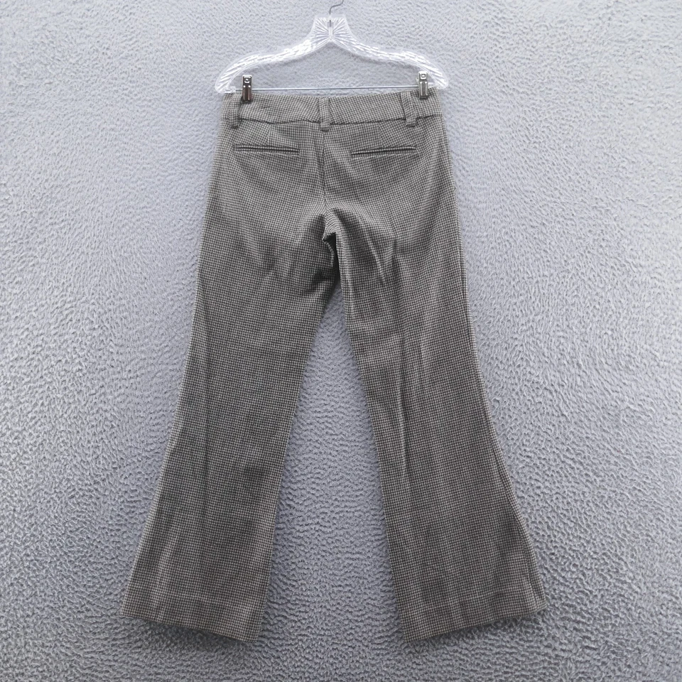 Pantalones Pantalón Alice Olivia Mujer Pierna Ancha Lana 2 Beige Marrón Pata de Gallo Carrera Foto 3 de 4