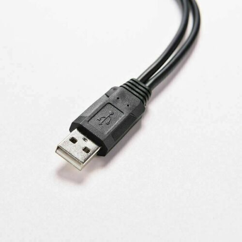 USB 2.0 A Male To 2 Dual USB Female Jack Y Splitter Hub Power Cord Adapter Cable - Picture 8 of 8