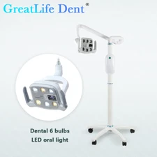 9W 6 Leds Shadowless Surgical Medical Exam Light Floorstanding Lamp GreatLife 