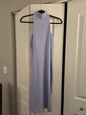 Hatch Maternity Bodycon Dress Light Blue Size Small Baby Shower