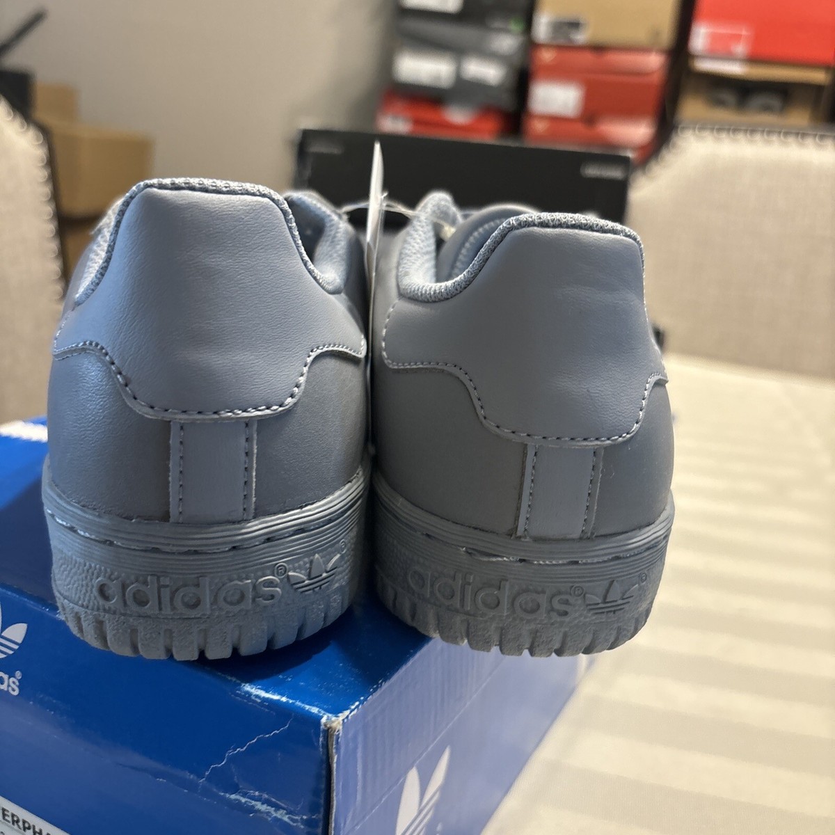 Adidas Men's Yeezy Powerphase Calabasas Grey Sz 5 CG6422 Fashion Shoes |  eBay