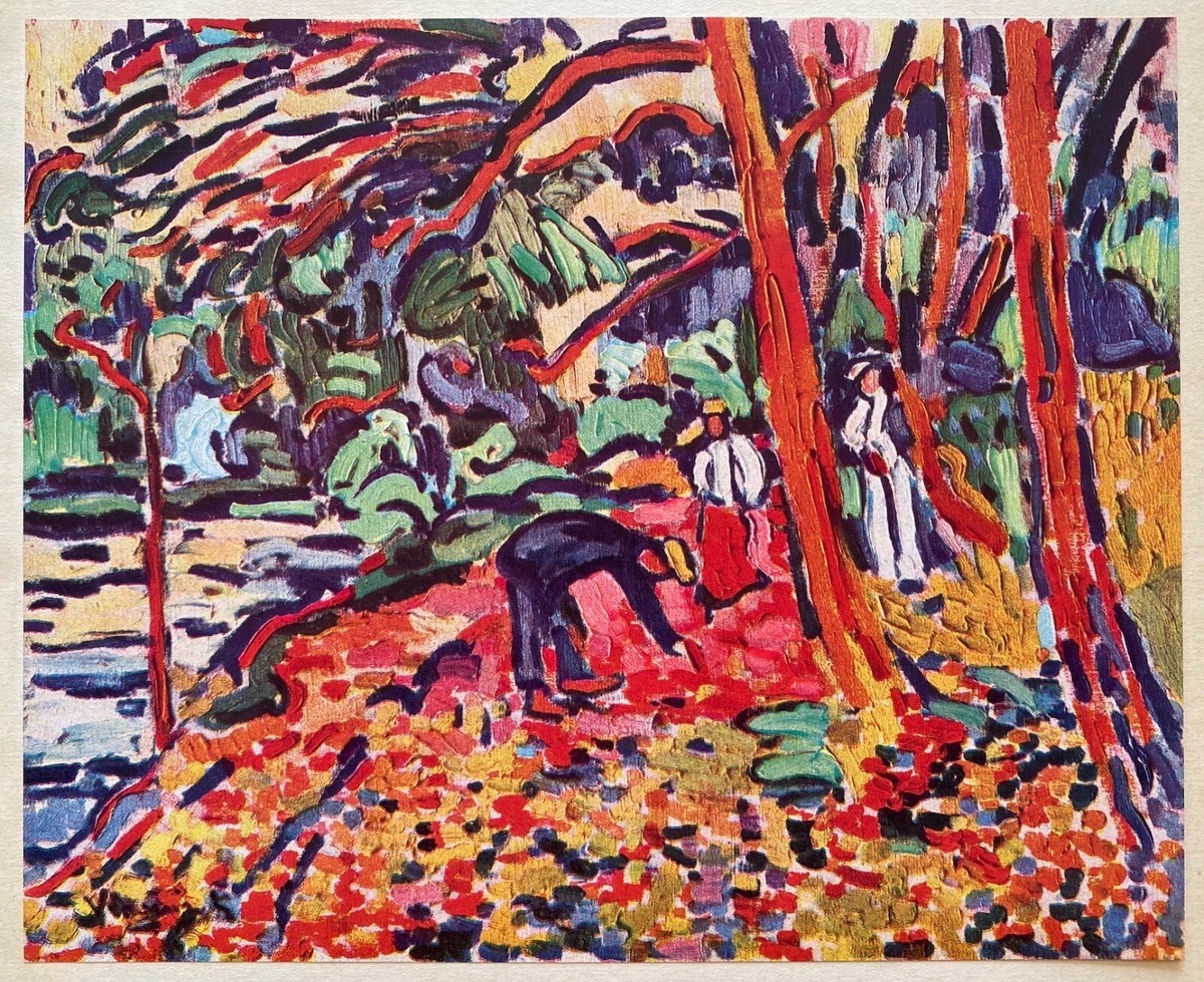 MAURICE DE VLAMINCK RARE 1948 LMTD ED LITHOGRAPH PRINT 