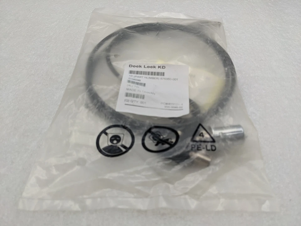 HP 575350-001 Docking Station Cable Lock - Image 2 of 4