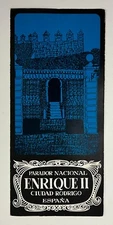 1960s Parador Nacional Enrique II Cuidad Rodrigo Spain Hotel VTG Travel Brochure