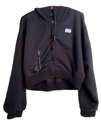 #SE2536# Nike Naomi Osaka Damen Hoodie Sweatshirt Pullover XL schwarz *RAR* TOP
