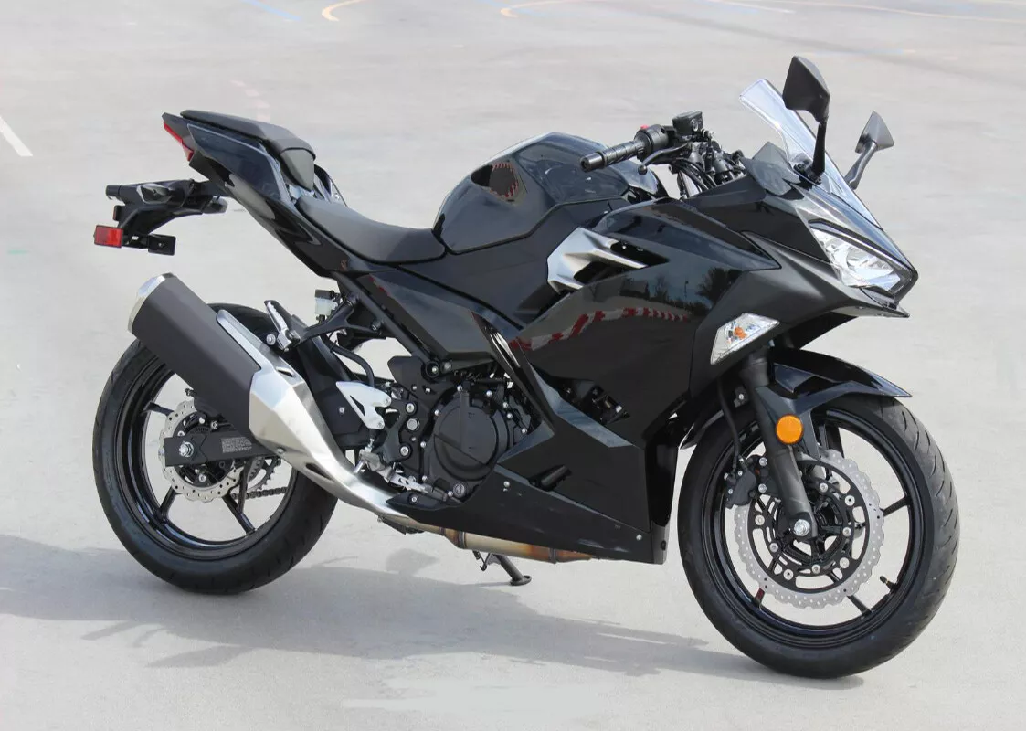 Glossy Black Fairing Kit ABS Bodywork For Kawasaki Ninja 400 2018