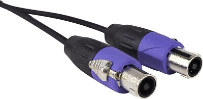 Cableworks Backline 50 Foot Twist Lock Connector to Twist Lock Connector Cable