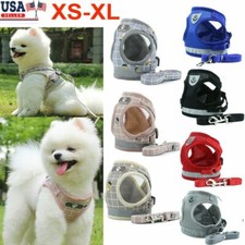 Pet Small Dog Puppy Harness Breathable Mesh And Leash Set Vest Chest Strap XS-XL