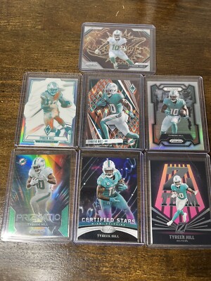 2023 Panini Football Tyreek Hill 7 Card Lot W/ Silver Prizm # d Phoenix