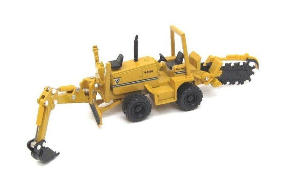 Vermeer V-8550 Trencher - ERTL DCP 1:50 Scale Diecast Model #40009
