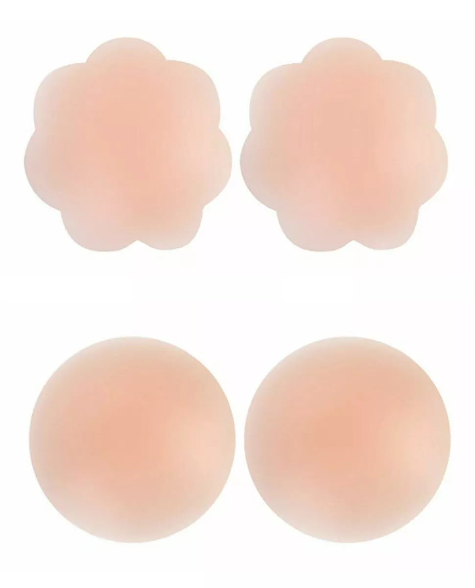 Silicone Nipple Daisies Breast Shield Covers Stick On Reusable