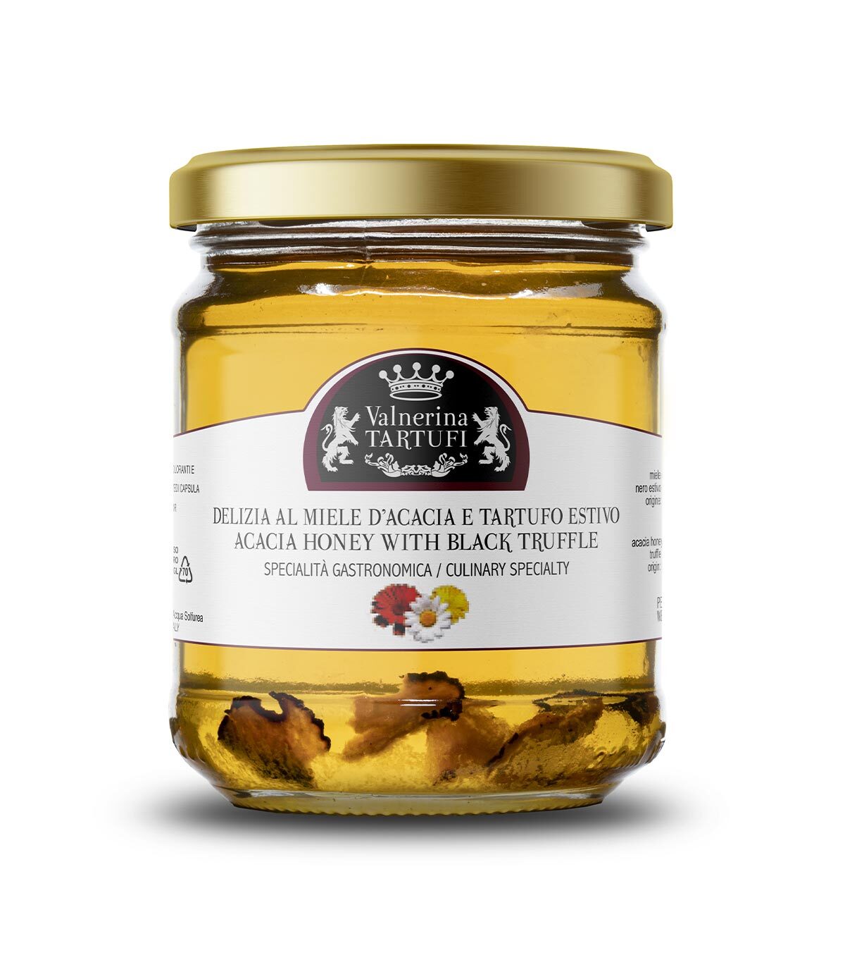 Miele D'Acacia e Tartufo Nero Estivo Specialità Gastronomica Barattolo 250 gr.