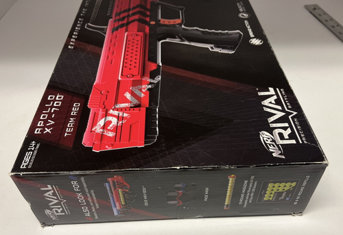 New in Box NERF Rival Apollo XV-700 Blaster Gun- Team Red Hasbro - Picture 17 of 24