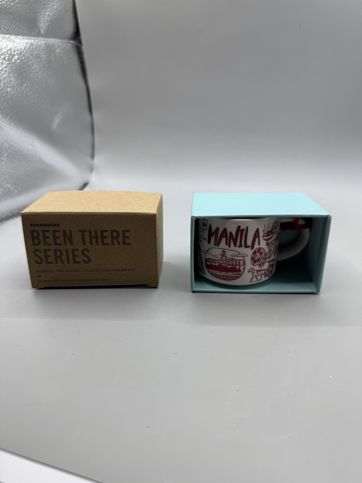 Starbucks Manila Been There Series 2oz Collectible Mug Ornament NWT