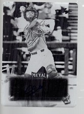 2023 Leaf Perfect Game Printing Plate Metal Auto Black #MA-CS1 Cayden Sheffield