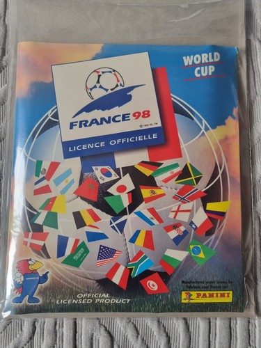 Album Panini World Cup France 98 : Empty Album + Full Set New Factory Sealed - Imagen 3 de 9