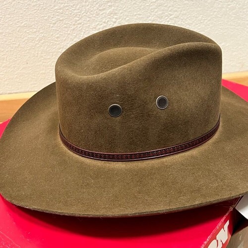 Stetson Cowboy Hat 3XXX American Buffalo Collection Size 55 6 7/8 Original Box - Picture 5 of 13