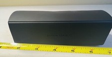 Banana Republic Matte Black Eyeglass Case w/ Magnetic Snap  Cleaning Cloth
