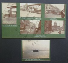 LIVERPOOL 6 foto nave 1900 CANADESI studenti americani USA in Inghilterra UK