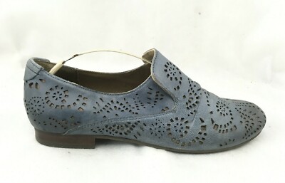 OTBT Women's Upland Blue Ink Leather Comfort Shoes Slip On Women s Size 8.5 M