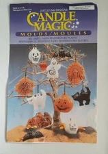 Vintage Distlefink Designs Candle Magic Halloween Candle Mold Craft House #51407