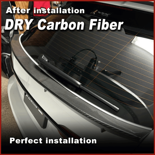 Alerón trasero central de carbono para Audi A6 Avant RS6 C8 DRY alerón de maletero labio - Imagen 5 de 13