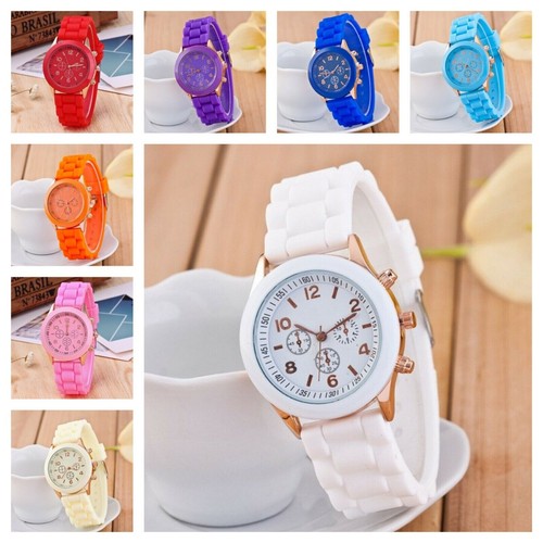 Fashion Quartz Bracelet Cute Wrist Watch Men Women Children Boys Girls Watch - Photo 1 sur 22