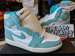 Nike Air Jordan Retro I 1 High OG Turbo Green Sail White Men's 555088-311 | eBay