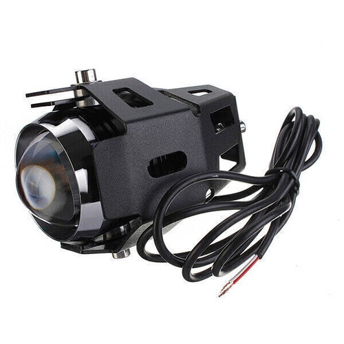 Pair Motorcycle U5 LED High Bright Driving Spot Head Light 125W 1300LM Black - Picture 10 of 12