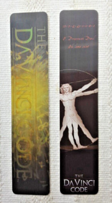 The Davinci Code Lenticular 3D Bookmarkers 2006