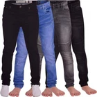 Boys Designer Ripstop Skinny Stretch Slim Fit Childrens Denim Jeans