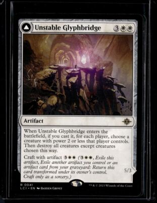 Unstable Glyphbridge - 41 - LCI - NM - MTG Magic the Gathering | eBay Unstable Glyphbridge - 41 - LCI - NM - MTG Magic the Gathering | eBay