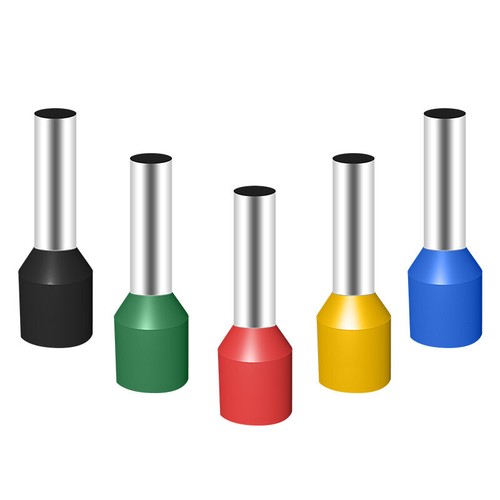 Insulated Straight Pin Terminal Connector Terminals Crimp Electrical Terminal VE - Picture 7 of 17