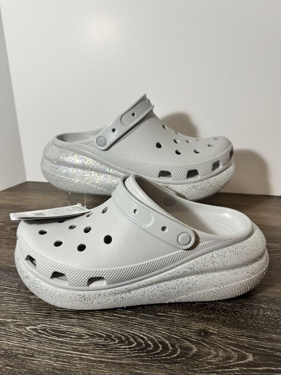Crocs Classic 208256-1FT Unisex Adults Crush Glitter Clogs Crocs Classic 208256-1FT Unisex Adults Crush Glitter Clogs