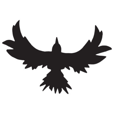 Crow Raven Blackbird - Vinyl Decal Sticker - Multiple Color & Sizes - ebn190