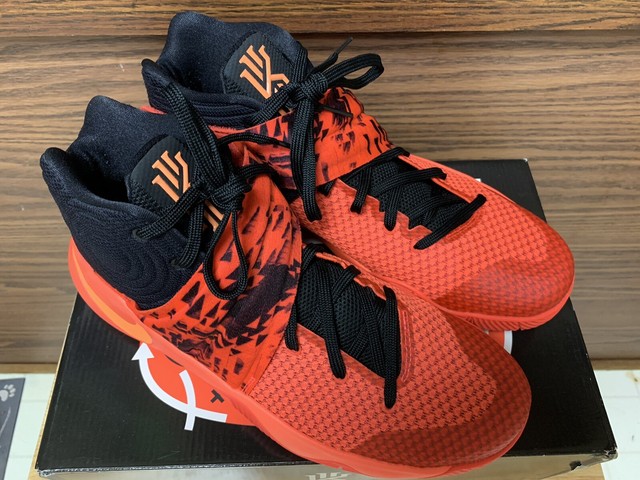 kyrie 2 orange and black