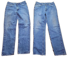 X2 Pair Carhartt Flame Resistant FR Pants Mens 34x36 Blue Canvas Work HRC 2