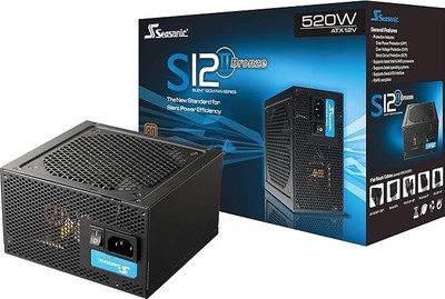 Seasonic SS-520GB S1211-520Bronze EVO 80 Plus Bronze S12 II silent12cm Fan (T3)