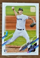 2021 Topps Update #US82 #82 Jordan Holloway RC Rookie Miami Marlins