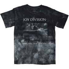 Joy Division 'Love Will Tear Us Apart' Black Dye T shirt - NEW