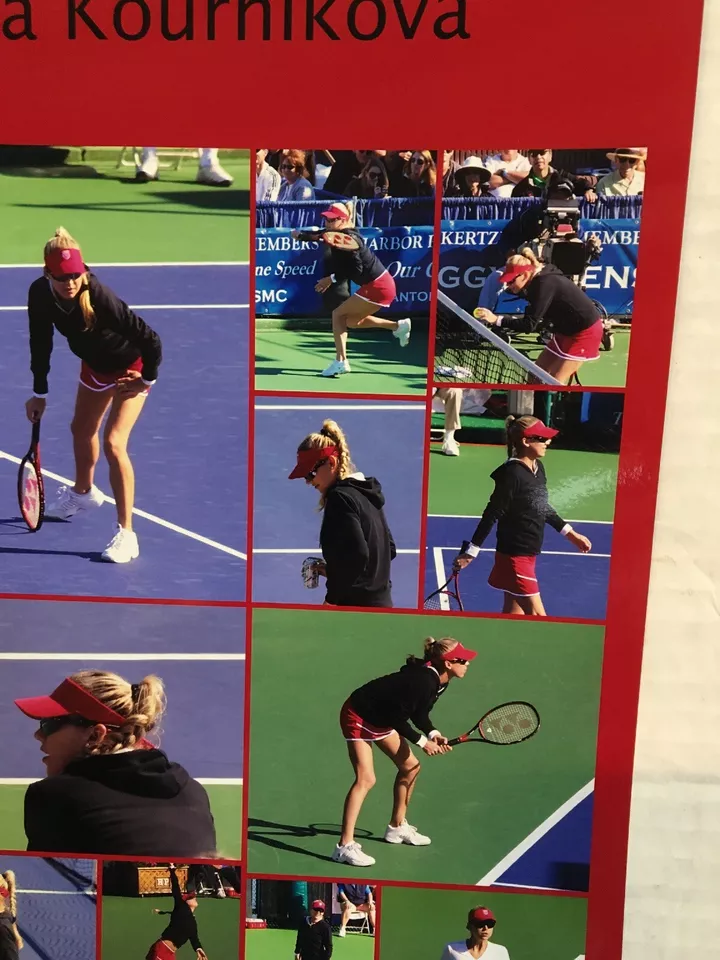 Anna Kournikova Candid 8x10 Color Photograph 2009 Charity Tennis Event - Image 3 of 4