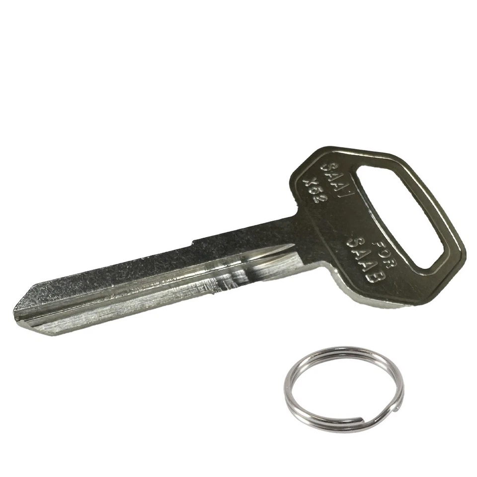 Llave en blanco sin cortar para vehículos Saab 900 y 99 1981-1993 sin transpondedor SAA1-M Foto 4 de 4