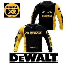 Hot Dewalt Hoodie Top Men's 3D All Over Prints Lightweight, New Year Size S-5XL