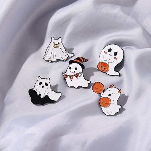 Halloween Punk Gothic Enamel Pin Lapel Corsage Brooch Jewelry Constellation Hot - Picture 9 of 156