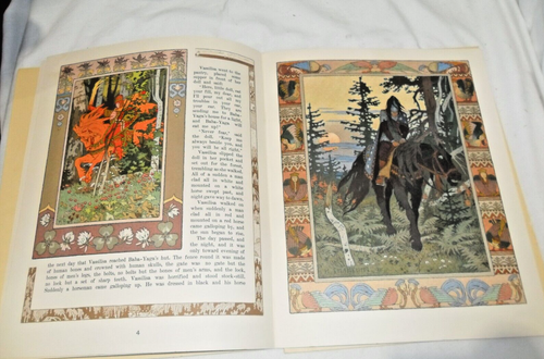 Vintage Russian Fairy Tales illustrated by Ivan Bilibin (x3) - Picture 10 of 11