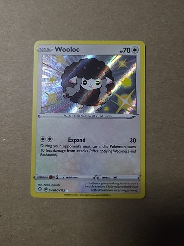 Wooloo SV103/SV122 ~ Pokemon- Shining Fates- Shiny Vault Holo Rare