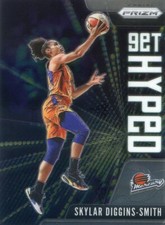 2021 Panini Prizm WNBA SKYLAR DIGGINS-SMITH #15 GET HYPED INSERT MERCURY