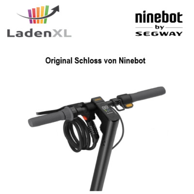 Zahlenschloss von Ninebot Original Schloss für E-Scooter, Fahrrad Zubehör 120cm