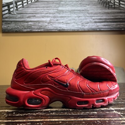 RARE Nike Air Max Plus University Red Mens Running Shoes DD9609 600 Size 